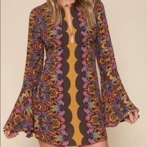 Free People ossie vibes boho dress